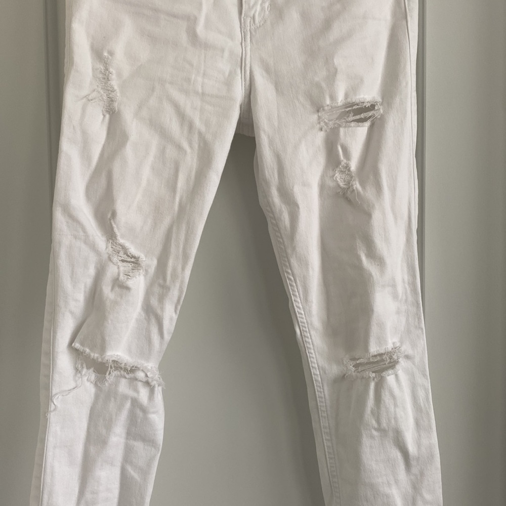 White Rip Jeans - Picture 4 of 4